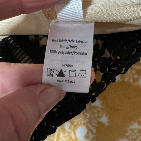 VENUS Womenβs Cut out Tweed dress 8 floral embroidered elegant midi long sleeve - Picture 6 of 16